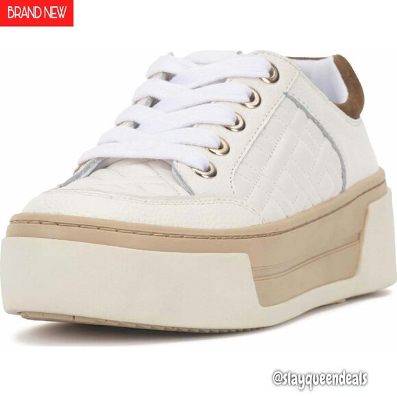 Women's Platform Sneakers Size 6.5-11 Quilted Suede Fashion Shoes